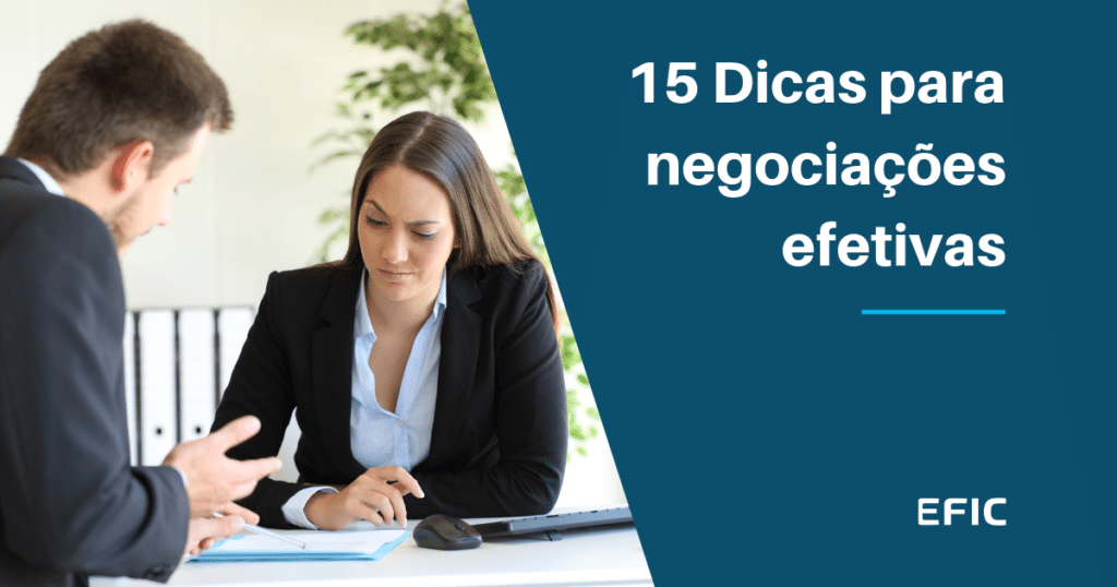 15 Dicas para negociações efetivas